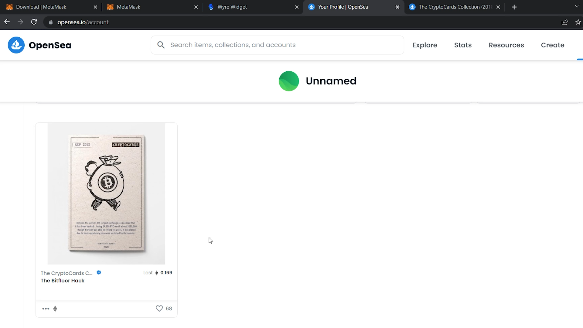 Viewing NFTs Owned On OpenSea