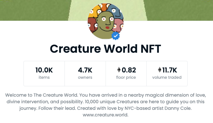 Breaking Down Creature World NFT