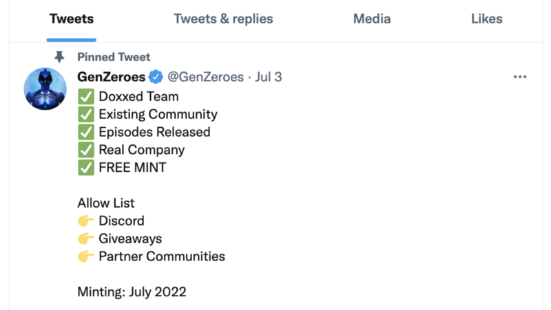 GenZeroes Team Breakdown