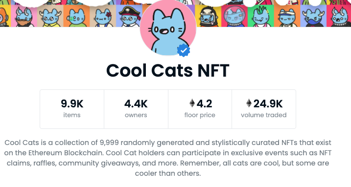 Cool Cats NFT 