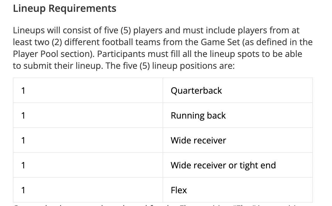 VeeFriends x Reignmakers Line-up Requirements 
