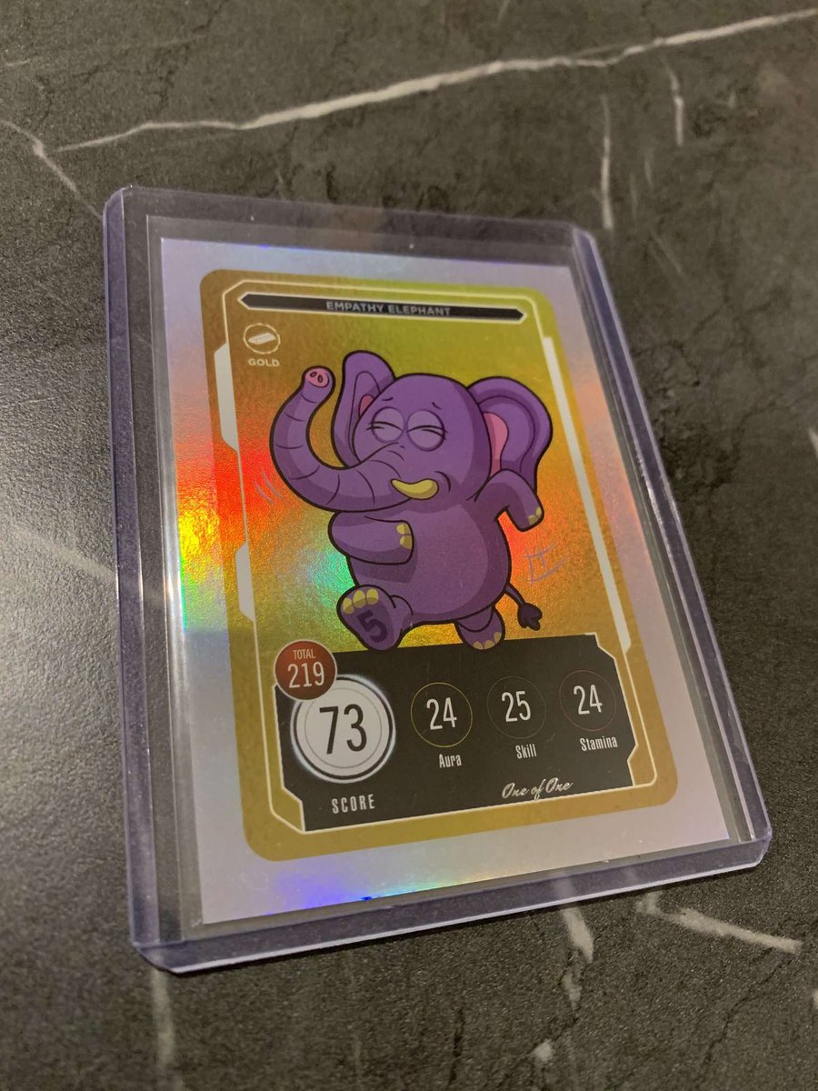 Empathy Elephant Gold One of One VeeFriends Compete and Collect