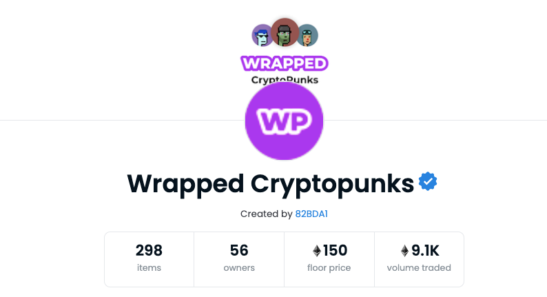 Wrapped CryptoPunks Floor Price