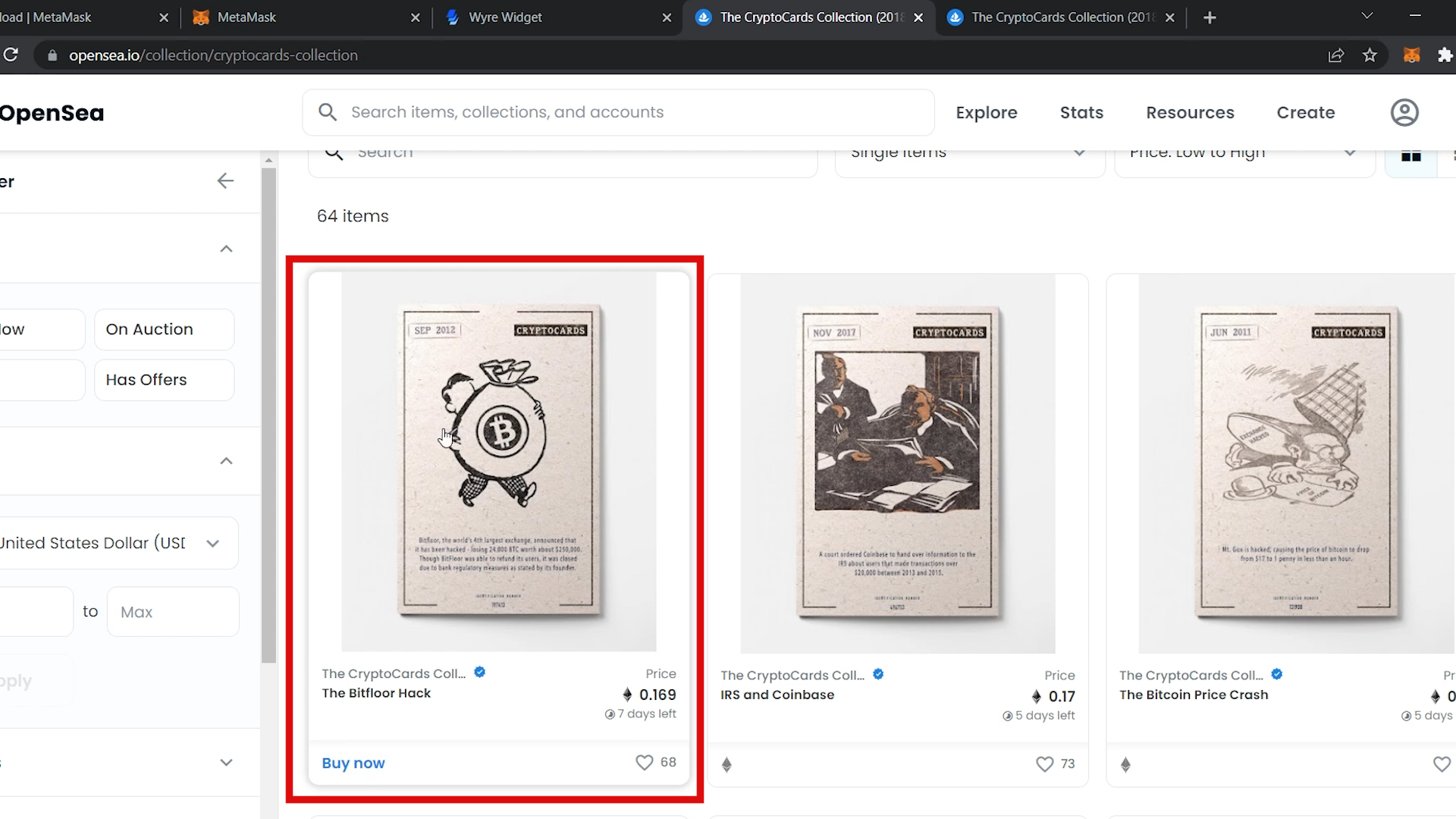 Clicking On NFT In OpenSea