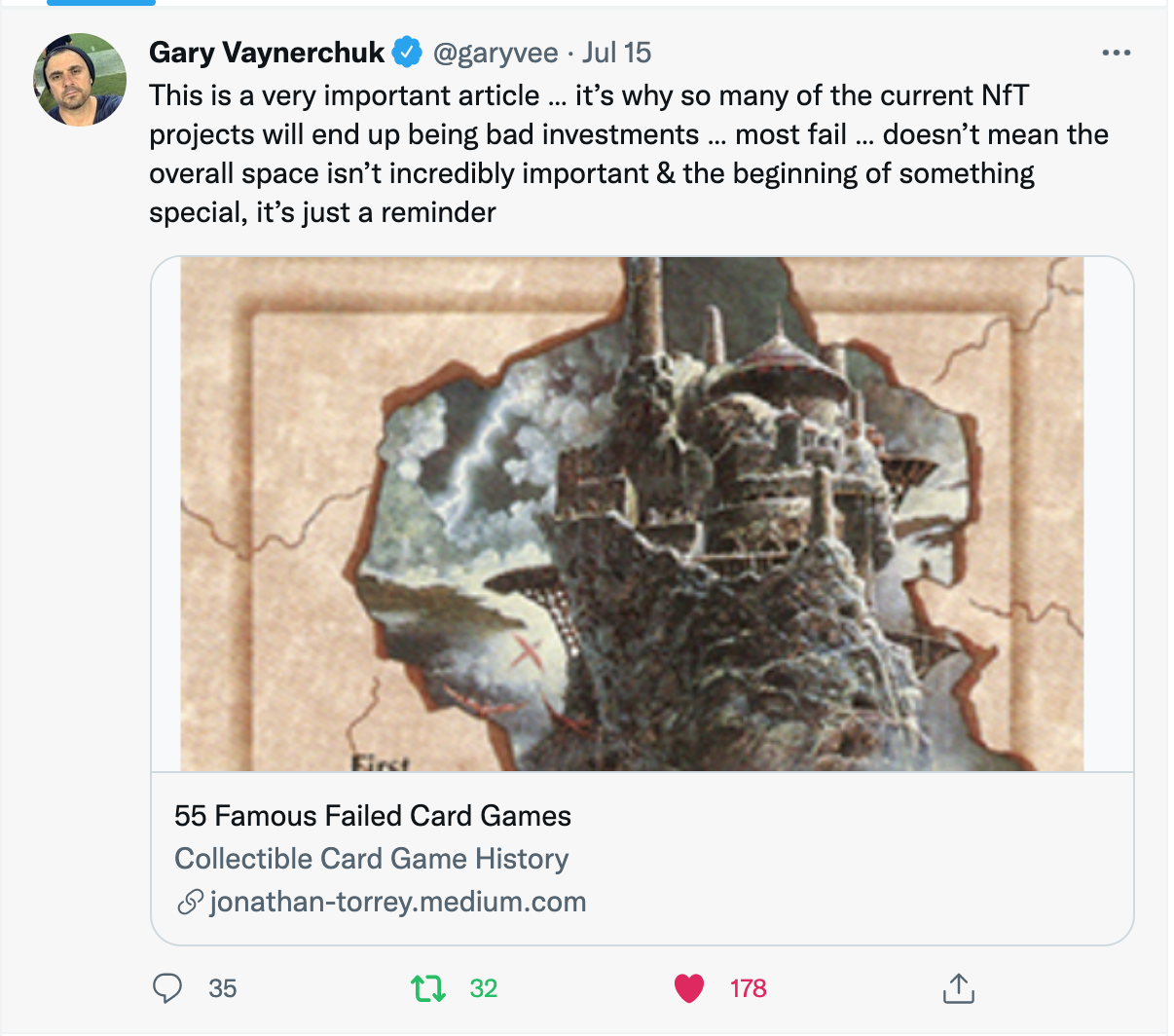 Gary V Tweet