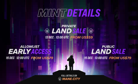Crypto.com Land - The First Frontier: Land Sale Details