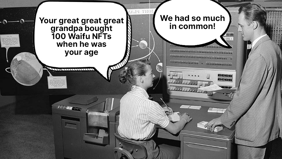 great great great grandpa CryptoWaifus