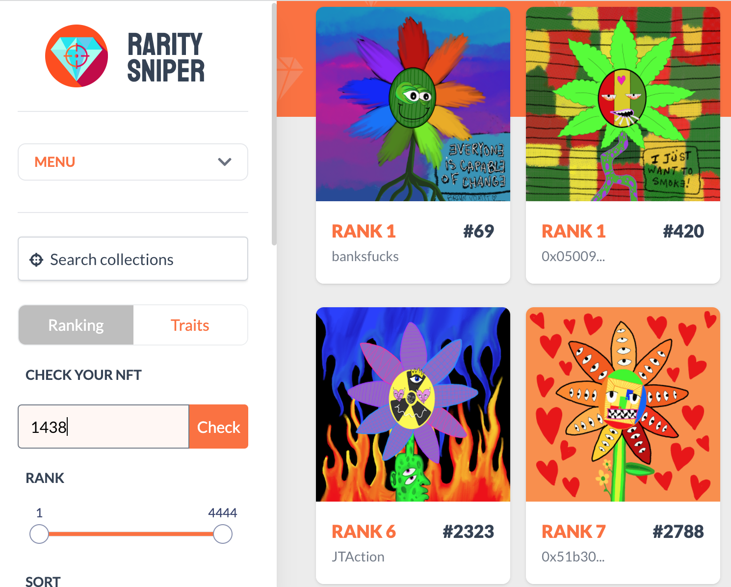 How to Check Rarity on RaritySniper With Asset ID