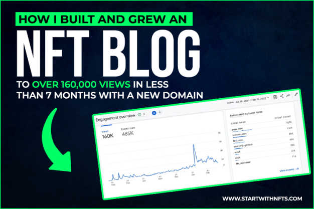 How I Built and Grew an NFT Blog to Over 160,000 Views in Less Than 7 Months with a New Domain