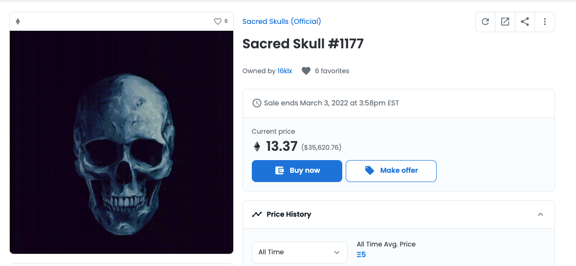 Sacred Skulls Pre-Reveal