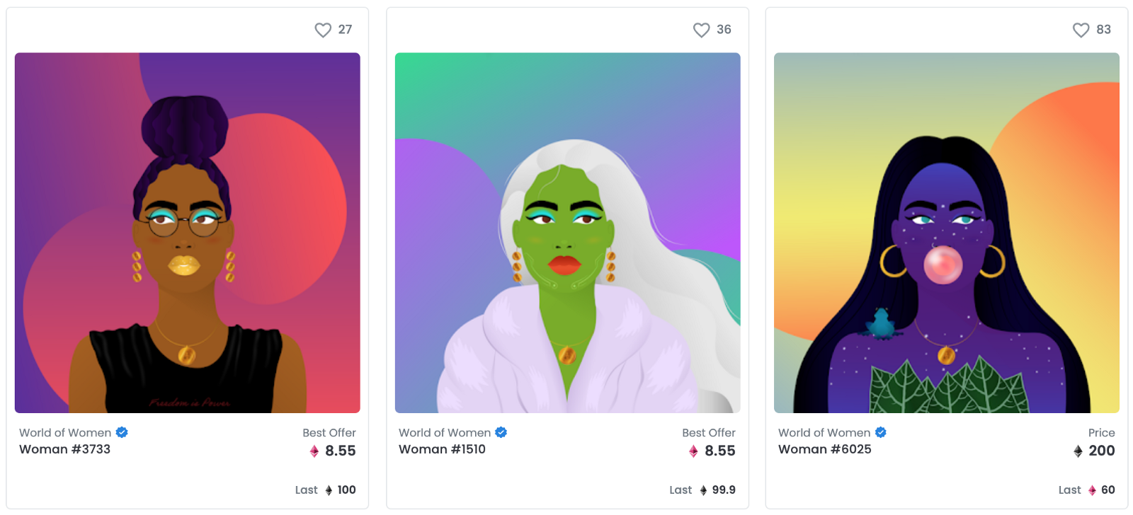 World of Women NFT Assets 