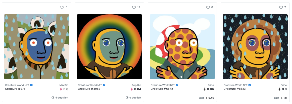 Creature World NFT Artwork