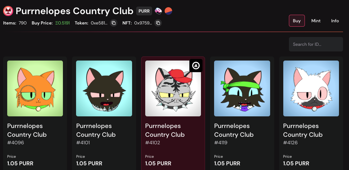 Purrnelope Country Club Value 