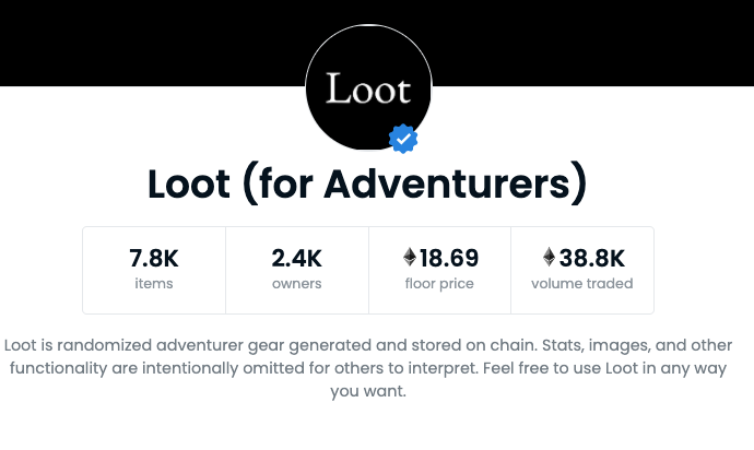 Loot (for Adventures) 