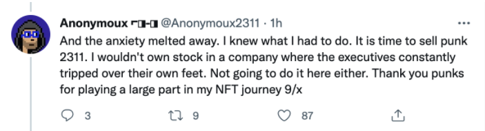 Anonymoux Tweet