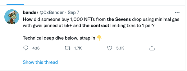 The Sevens Project Contract Hack