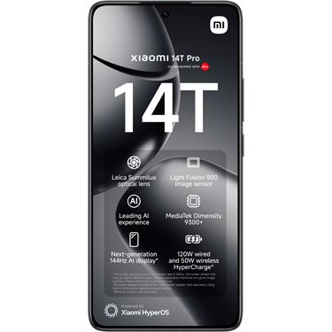 スマートフォン本体 Xiaomi 14T Pro Titan Black 12GB+512GB XIAOMI 14T PRO 512GB TITAN BLACK/TITAN BLUE/TITAN GRAY 12GB
