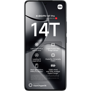 Image for Xiaomi 14T Pro 512GB Titan Black
