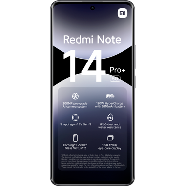 Image for Xiaomi Redmi Note 14 Pro+ 256GB Black