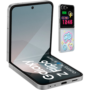 Image for Samsung-GalaxyZFlip6256GBSilverShadow-gsmc_2d#08