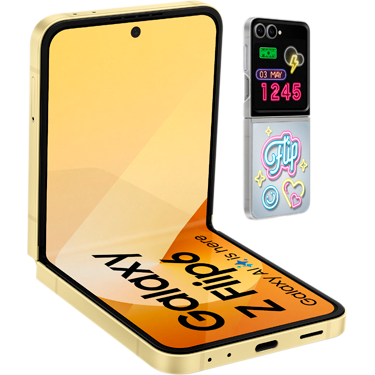 Image for Samsung-GalaxyZFlip6256GBYellow-gsmc_2d#08