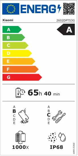 large energy label