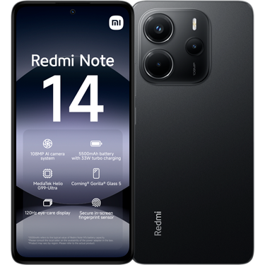 Image for Xiaomi Redmi Note 14 4G 128GB Midn Black
