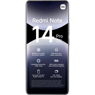 Image for Xiaomi Redmi Note 14 Pro 256GB Black