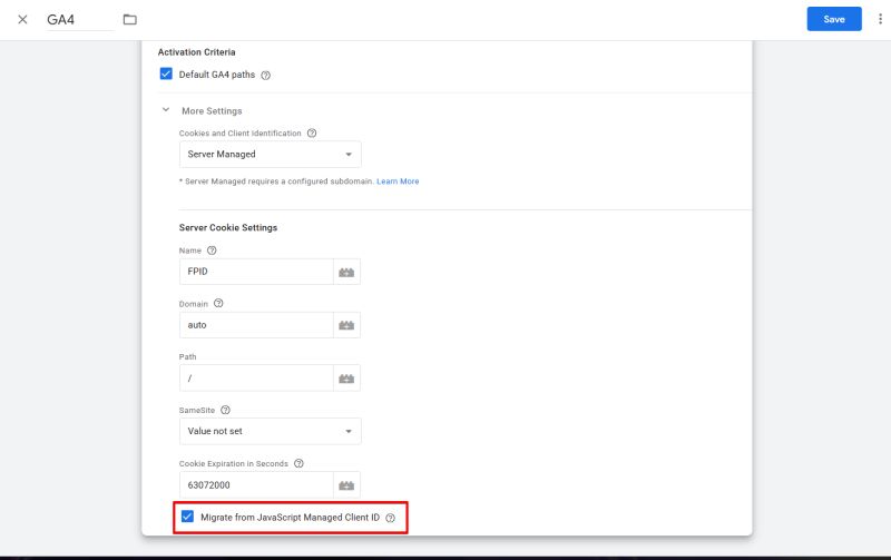 User Identification Issues with Hybrid Server-side Setup