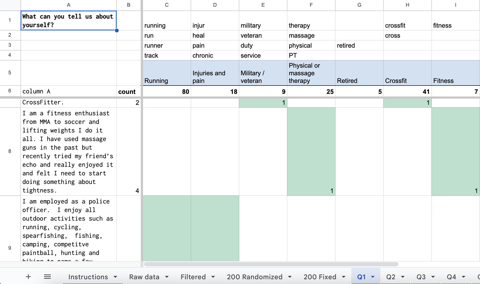 Customer Survey Analysis Template
