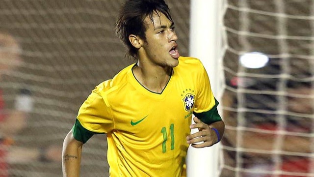 El 10/09/2012, en la victoria de Brasil sobre China por 8x0 en Recife, Neymar Jr anotó su primer hat-trick para la selección de Brasil. | Neymar Jr.