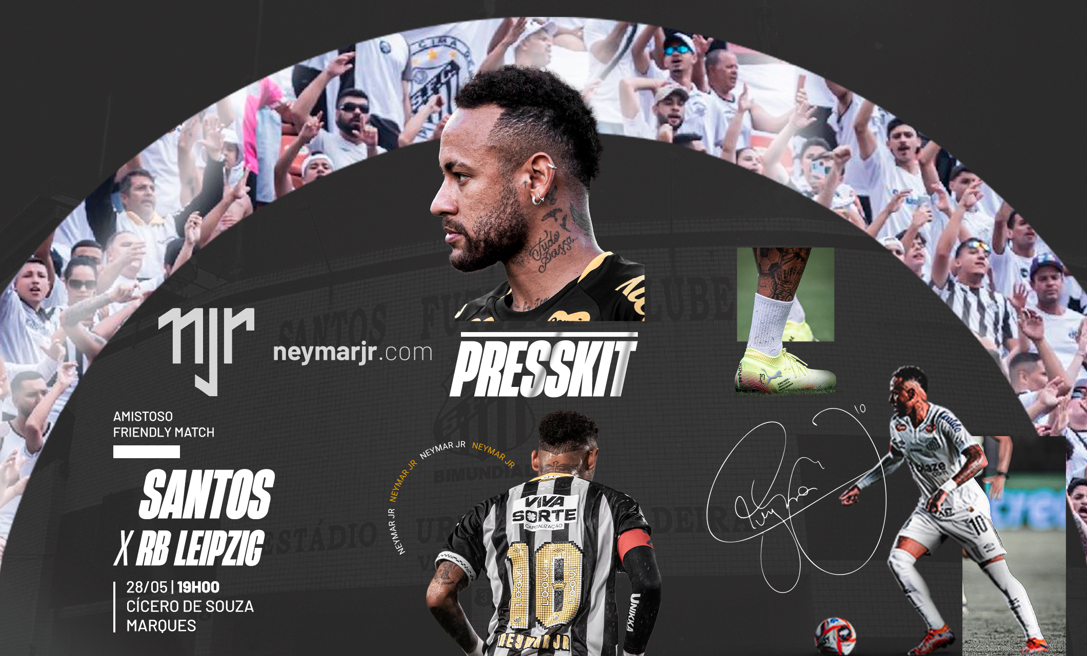 Neymar Jr Stats | Redbull Leipzig x Santos FC | Neymar Jr.