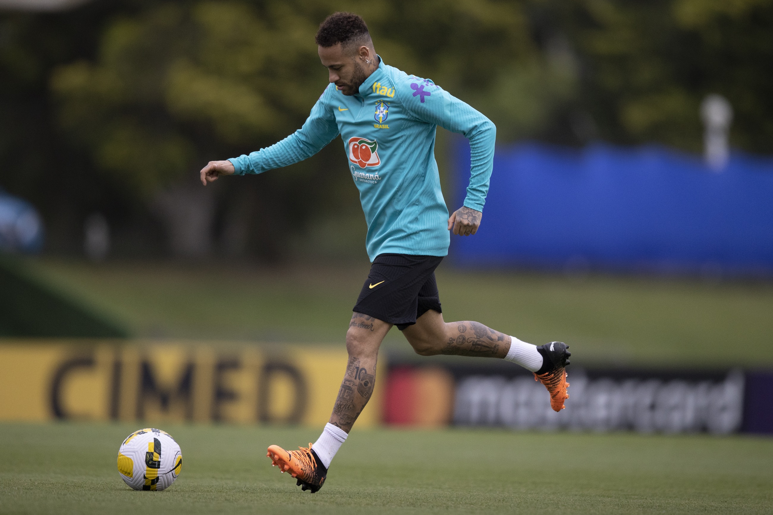 O treino de Neymar Jr com a Seleção em imagens | Neymar Jr.