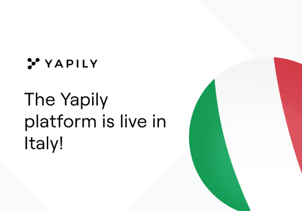 Yapily Open Banking coverage live in Italy 