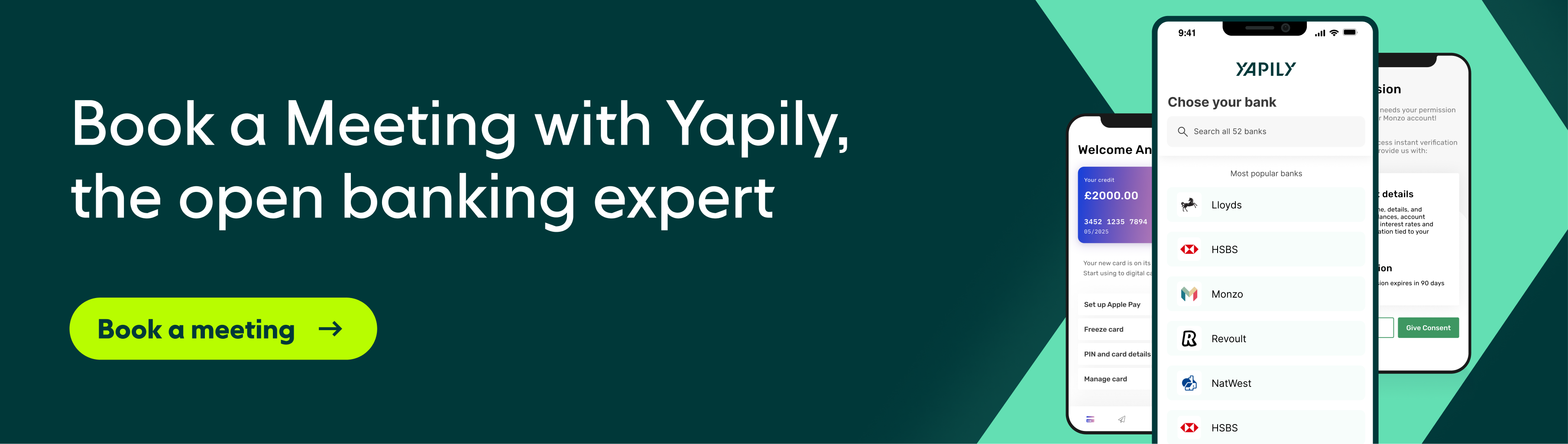 Book a Meeting with Yapily