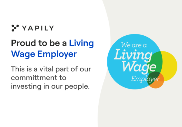 Yapily is an accredited Living Wage Employer!