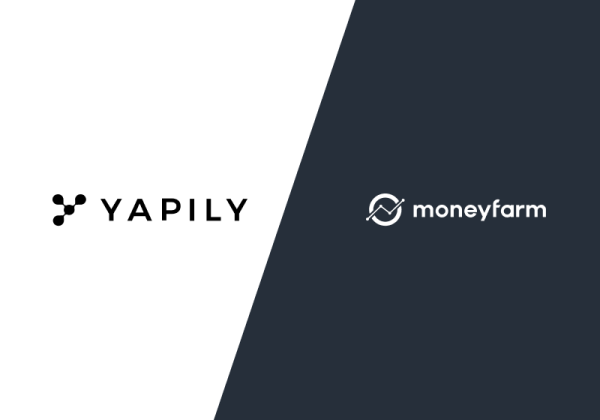 Moneyfarm and Yapily partnership announcement