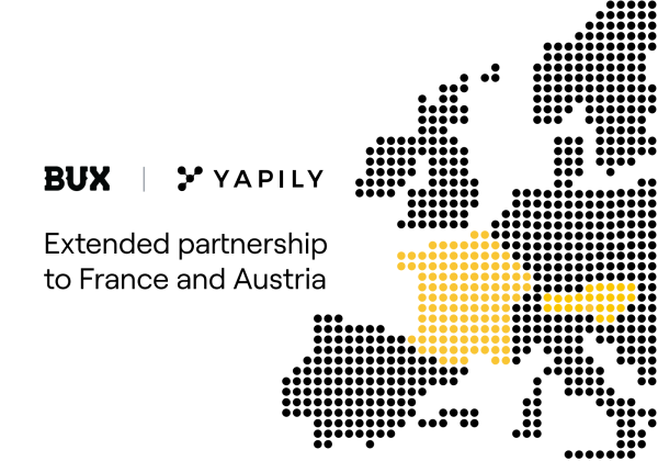 BUX and Yapily extend partnership into France and Austria