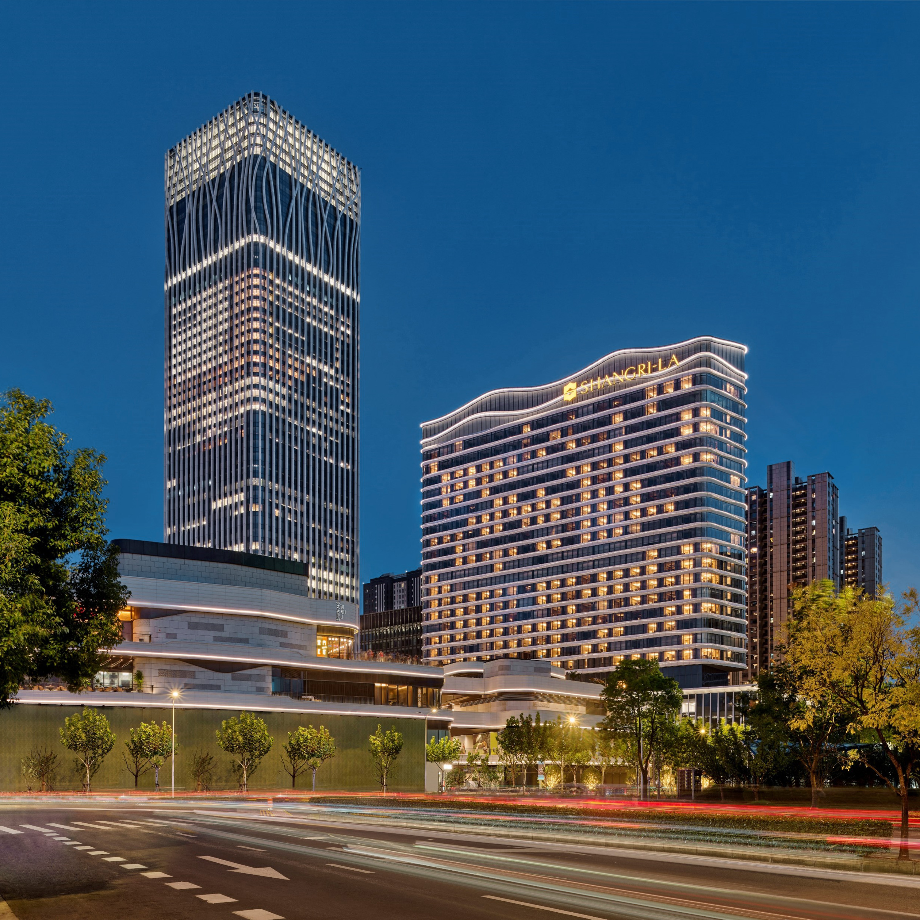 A photo of the event venue in Shanghai