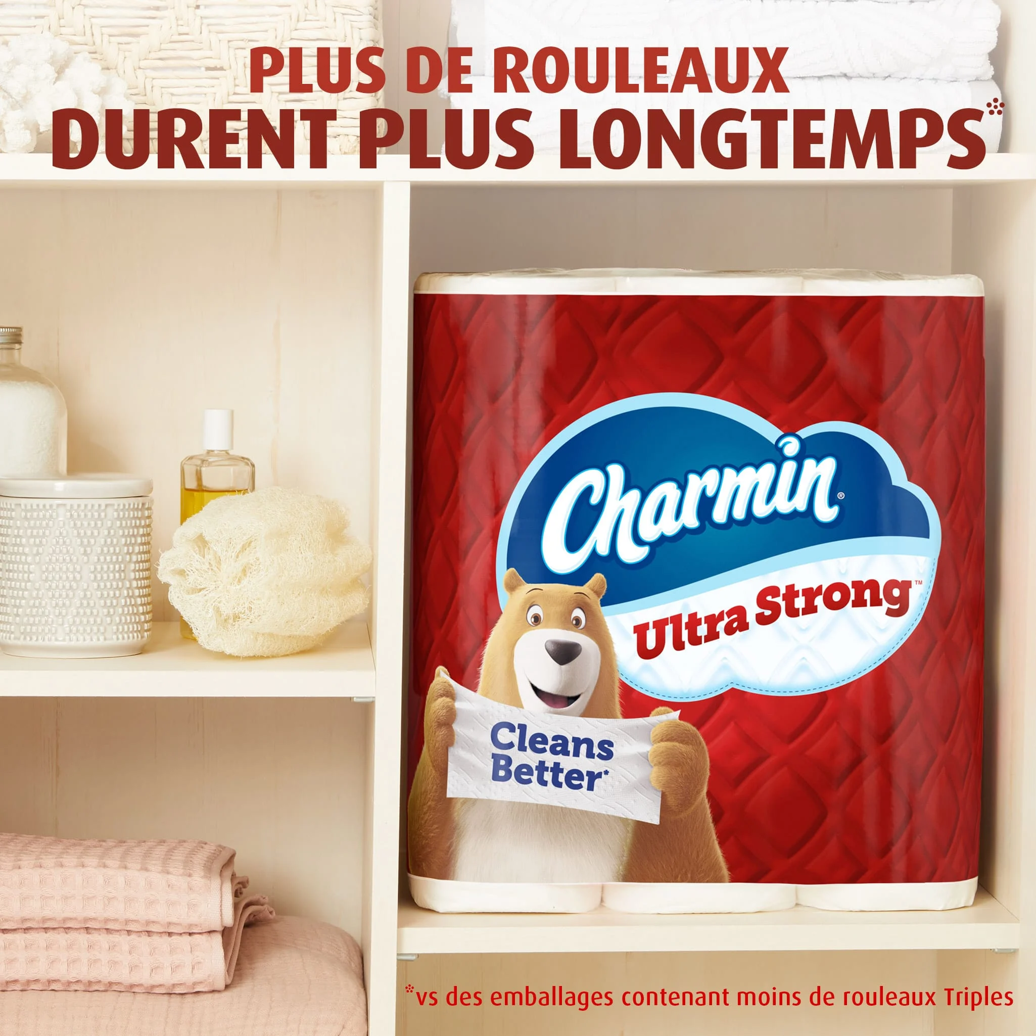 Obtenez 6 fois de plus par rouleau avec un rouleau Ultra Strong