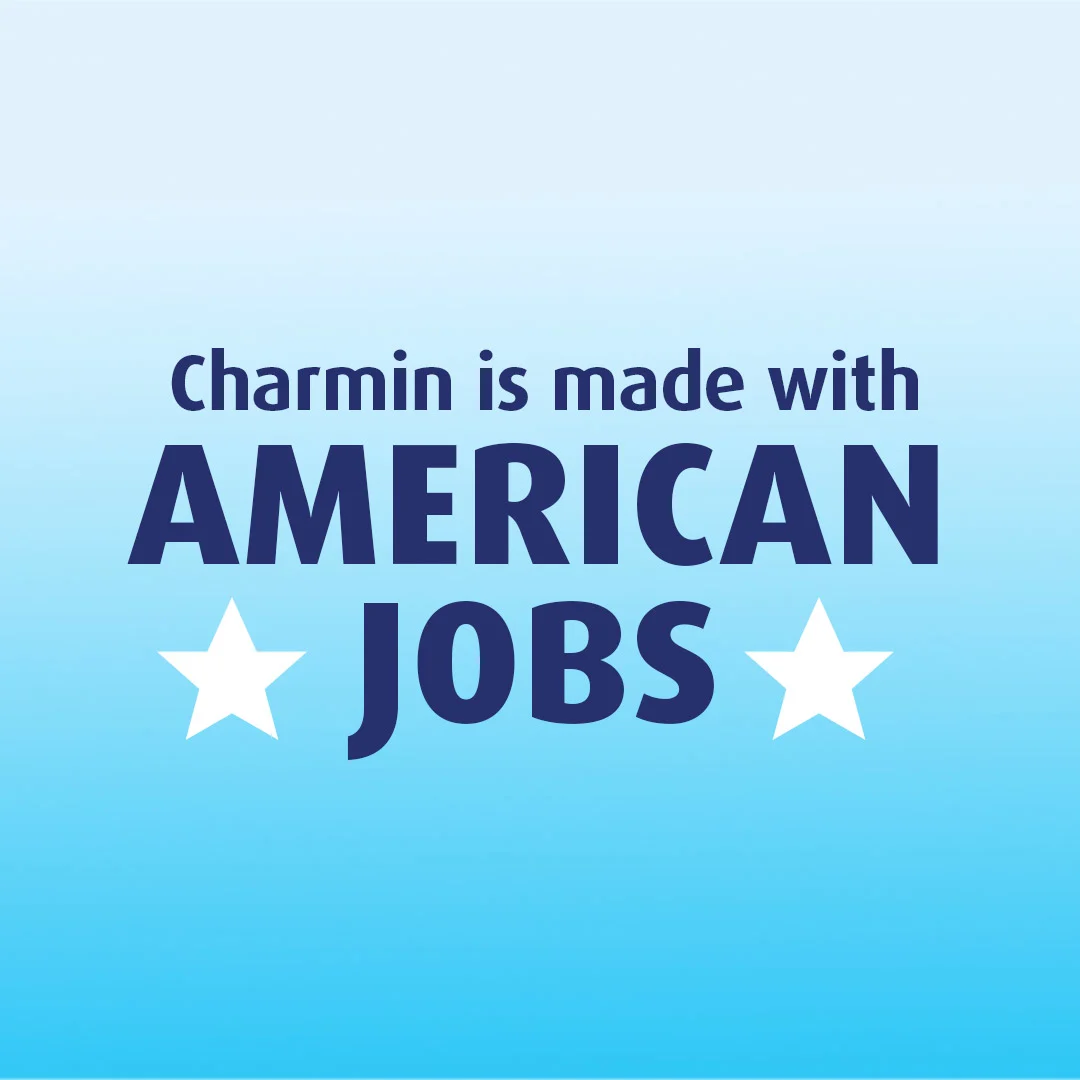 Charmin est fait d'emplois américains.