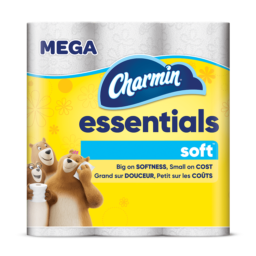 Essential soft toilet paper mega roll