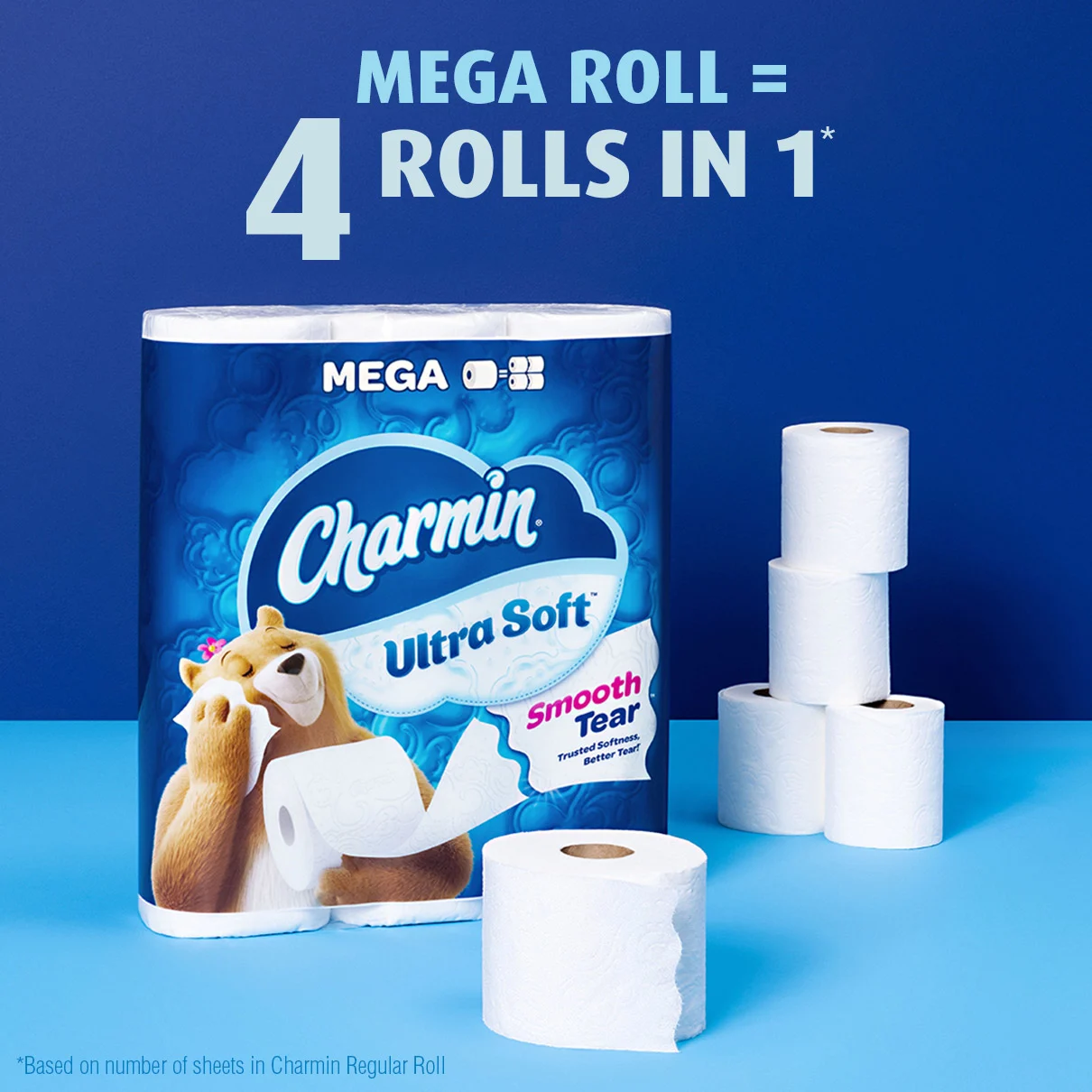 2x more absorbing soft toilet paper 1