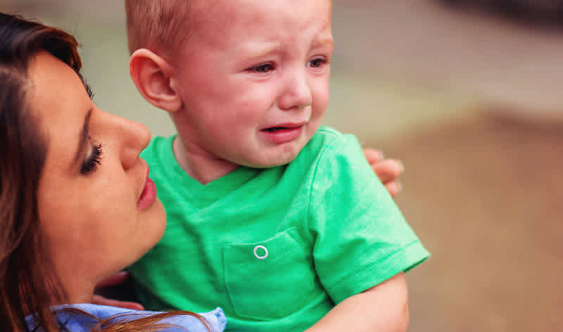 Toddler crying