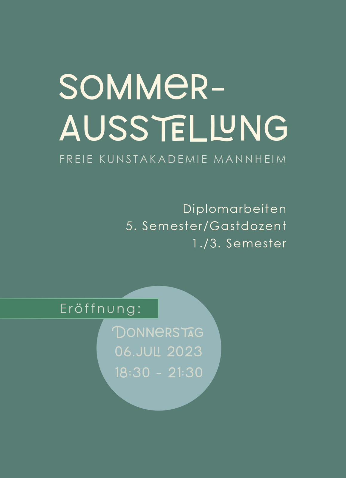 Sommerausstellung 2023