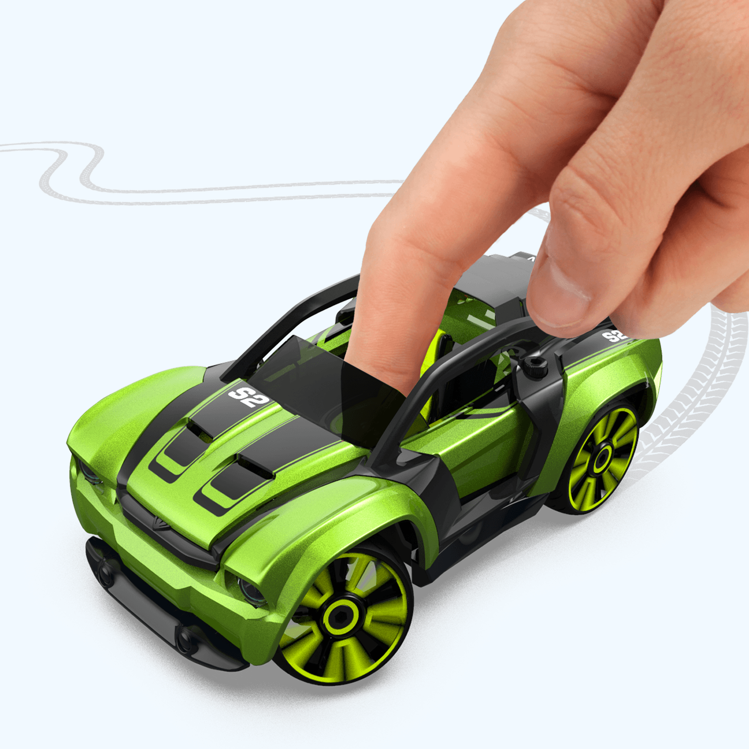 Modarri T1 Track Construisez votre kit de voiture Ensemble de jouets Ultimate Toy Car: Créez votre propre jouet de voiture Pour des milliers de modèles Réelle direction et suspension Éducatif Take Apart Toy Vehicle 