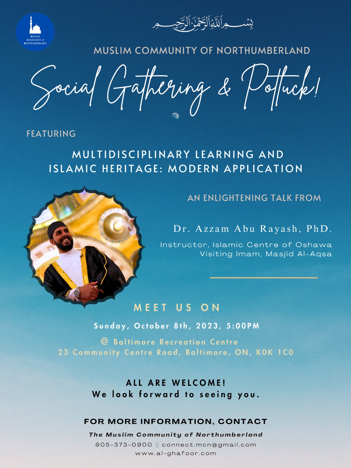 Social Gathering &#038; Potluck!