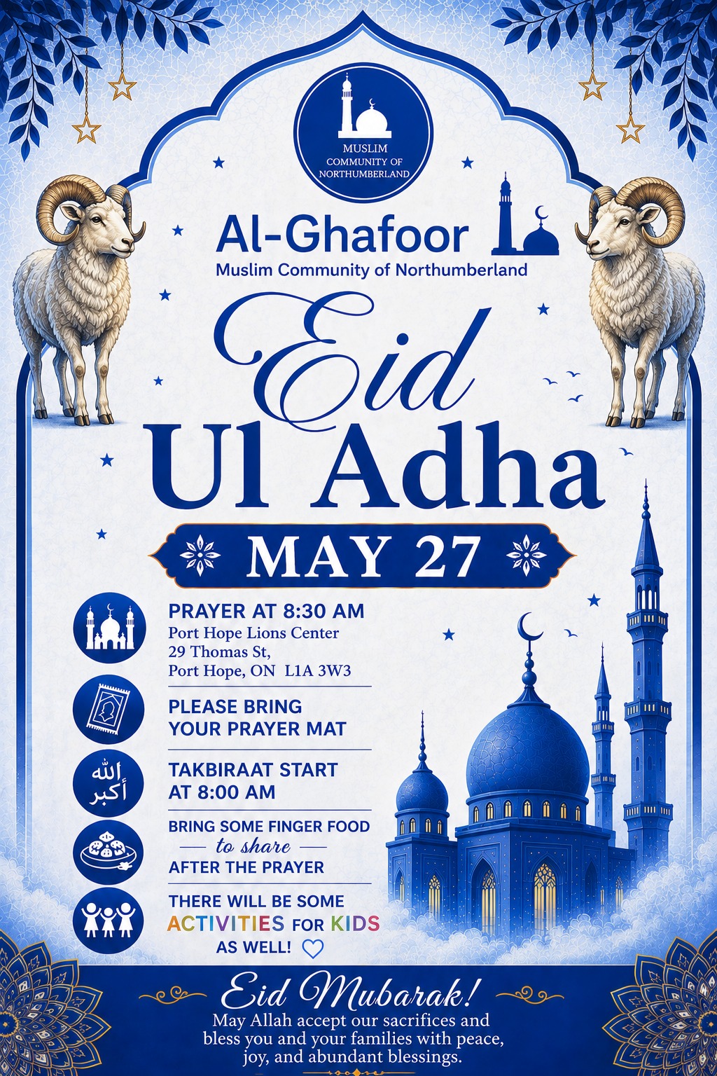 Eid Ul Adha Prayer 2028