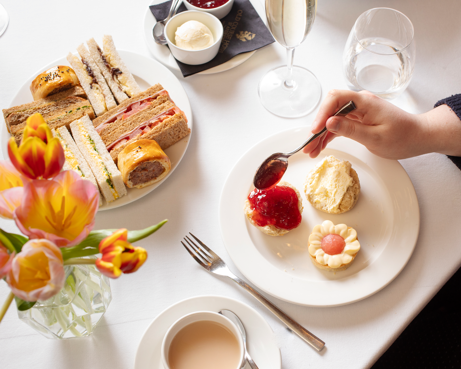 Afternoon tea indulgence at The Old Course Hotel, St Andrews 