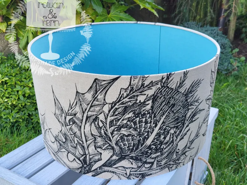 Rowan and Fern Lampshade Design 